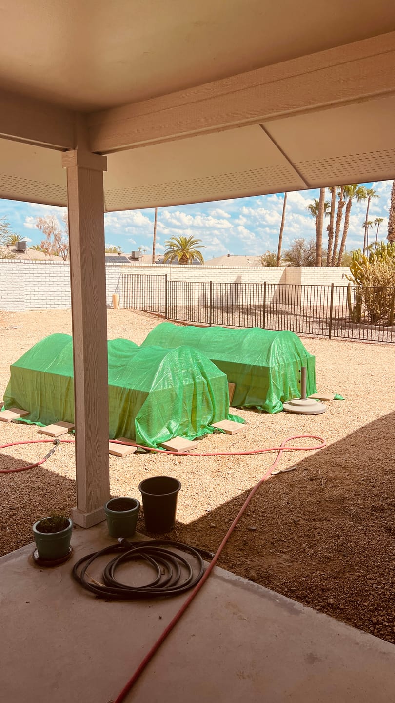 Customer photo review of 40% Shade Cloth