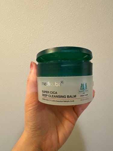 Customer photo review of Super Cica Exfoliating Cleansing Balm