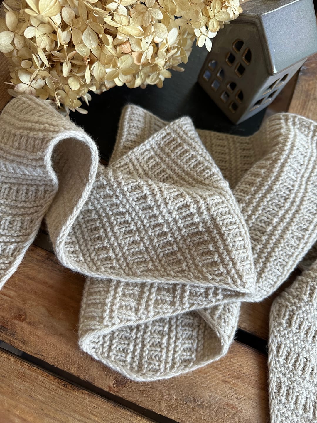 Customer photo review of Papi Fabio art. Happy 3800, wool/cashmere blend, col. Oatmilk
