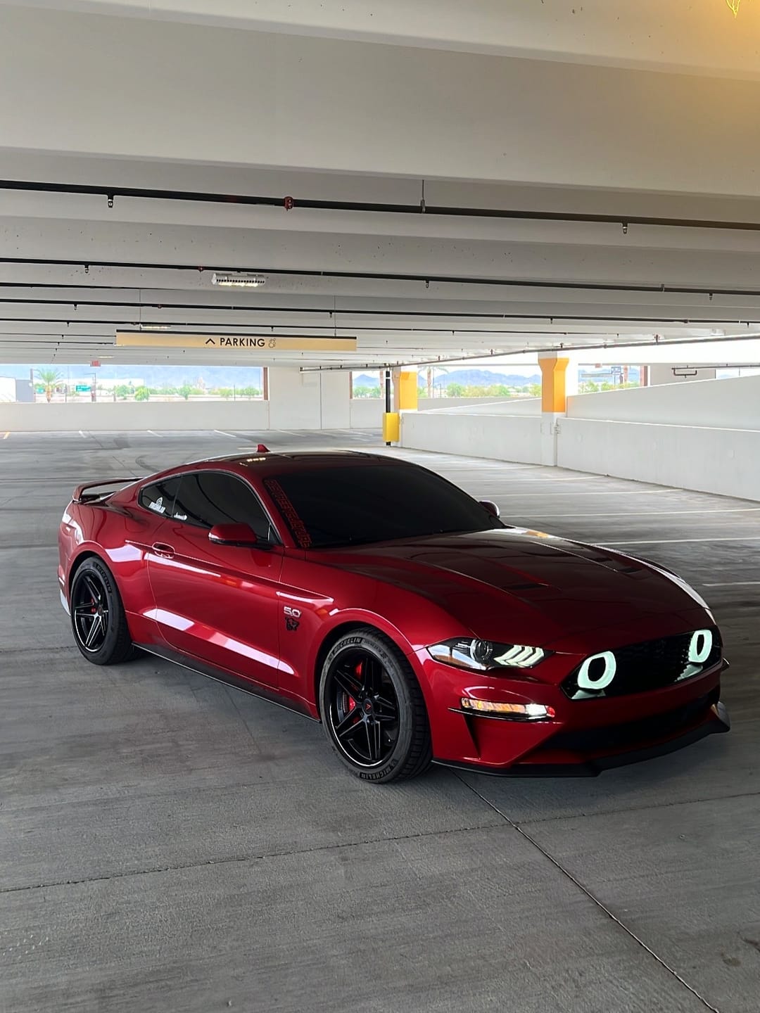 Customer photo review of 2018-23 Mustang Front DRL LED Grille Cover