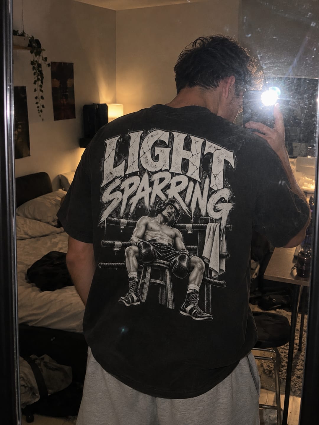 Customer photo review of SPARRING- Oversized Shirt