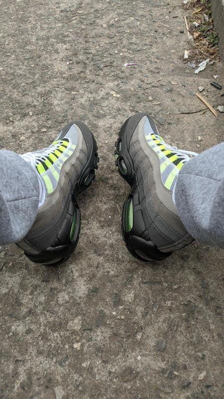 Customer photo review of Air Max TN Plus "White Grey"