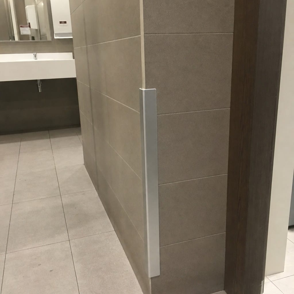 Customer photo review of Aluminium Corner Edge Protection Trim – Self-Adhesive Wall & Floor Edge Guard 1.5m