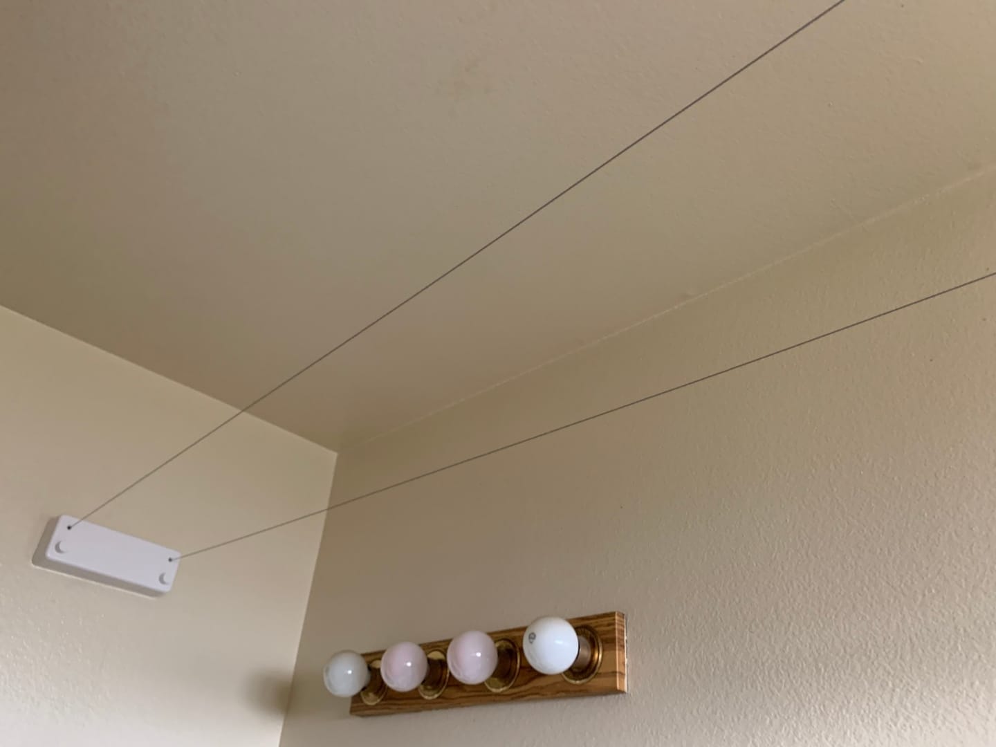 Customer photo review of DryLine™ Retractable Clothesline — 4 m Drying Line, Zero Space