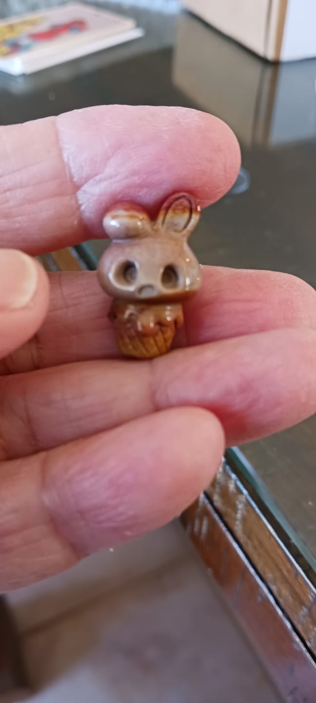 Customer photo review of Natural Crystal Whimsical Ice Cream Bunny
