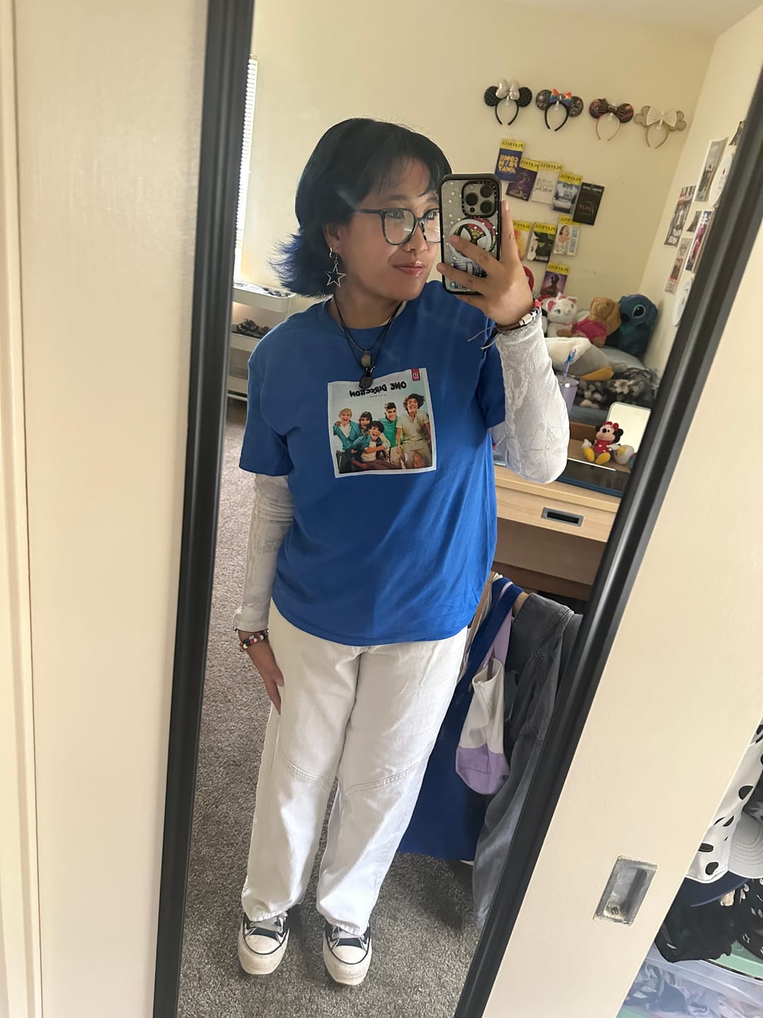 Customer photo review of custom text & photo baby tee