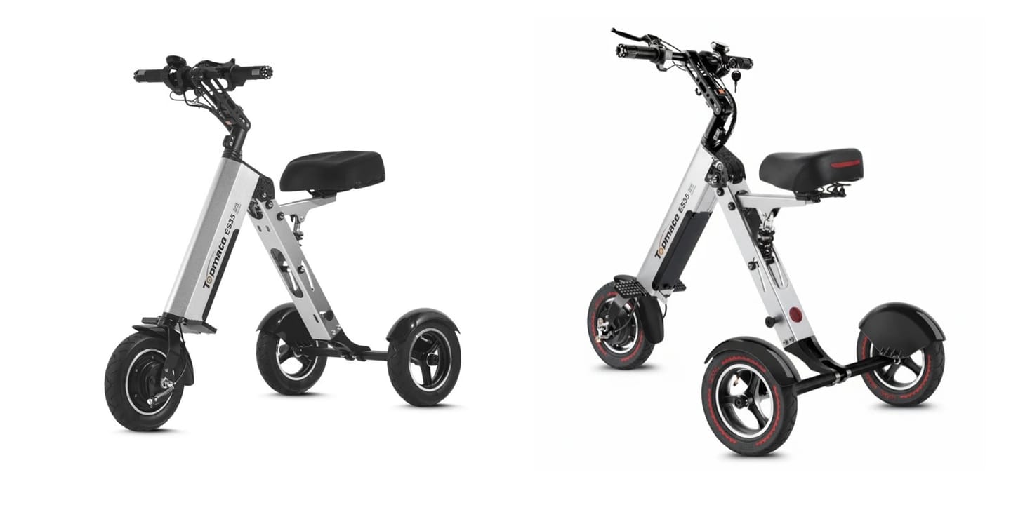 Customer photo review of Mini trottinette pliable 3 roues ES-35 pour PMR et Séniors - Tricycle ultra léger
