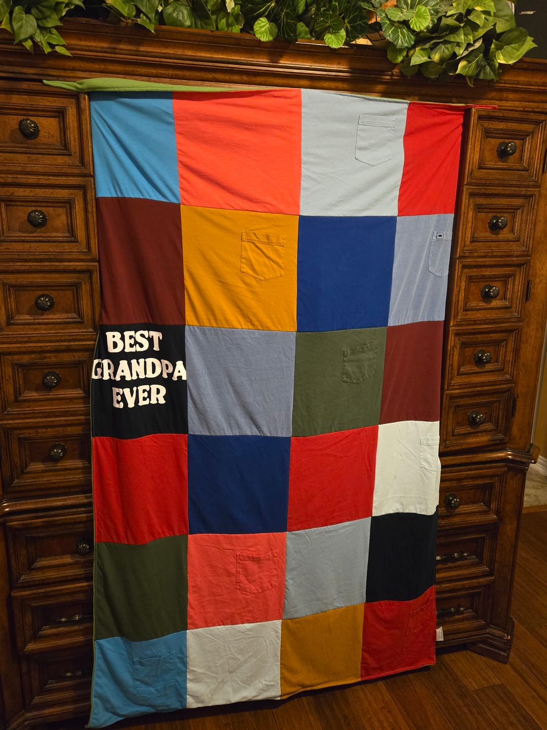 Customer photo review of Project Repat T-Shirt Quilt