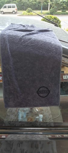 Customer photo review of Personalisierte Mikrofaser-Tücher: Schnelle Entfernung von Flecken im Auto