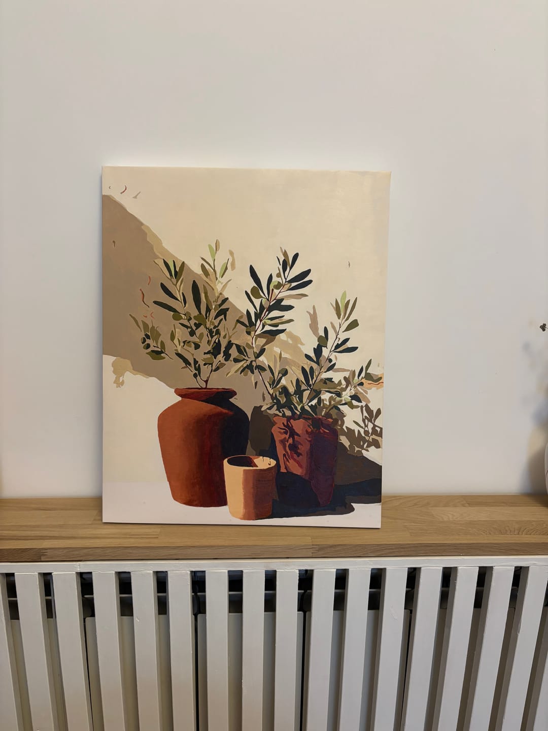 Customer photo review of Olive Grove Shadows | Paint by Number