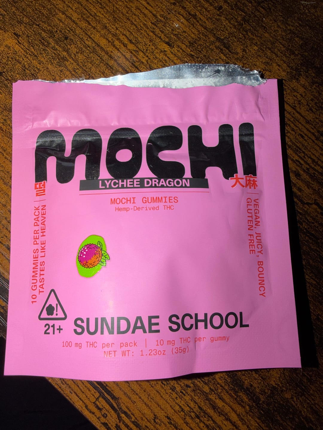 Customer photo review of Lychee Dragon (10mg) Mini