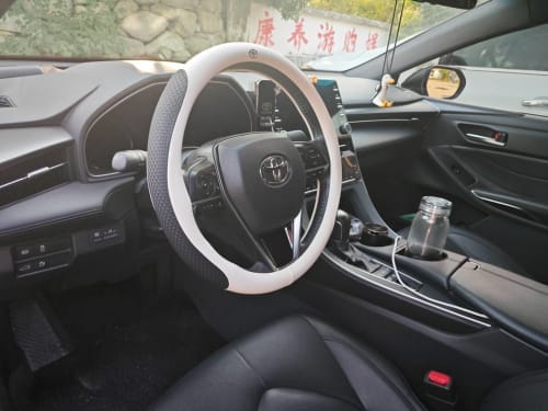 Customer photo review of Personalisierte Lederabdeckung für das Auto-Lenkrad