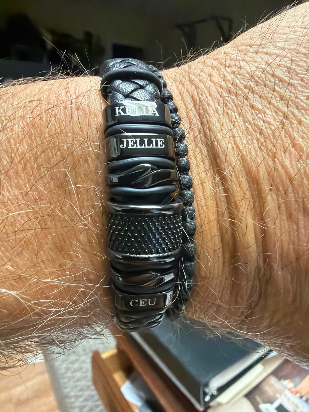Customer photo review of Bracelet: Black