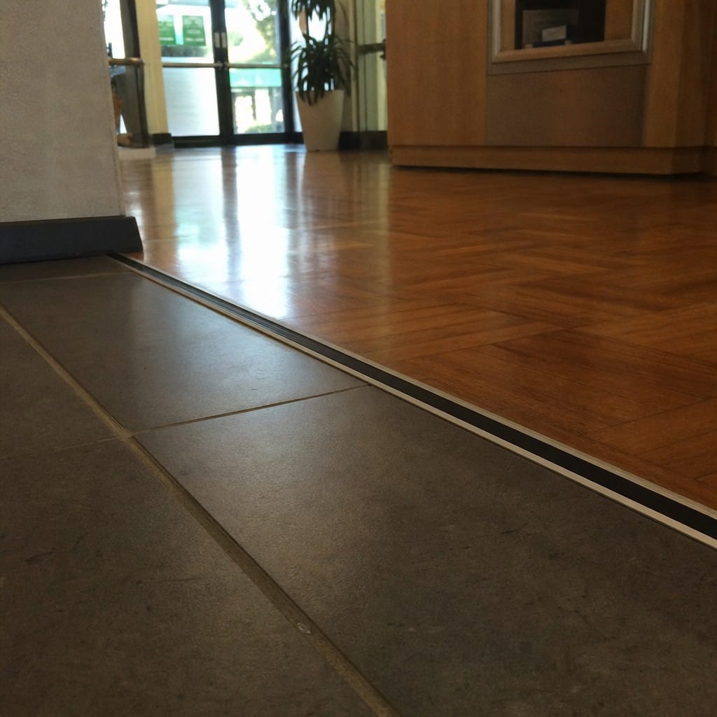 Customer photo review of Aluminium Medium Duty Movement Joint 10mm 12mm Polyurethane 2.5m