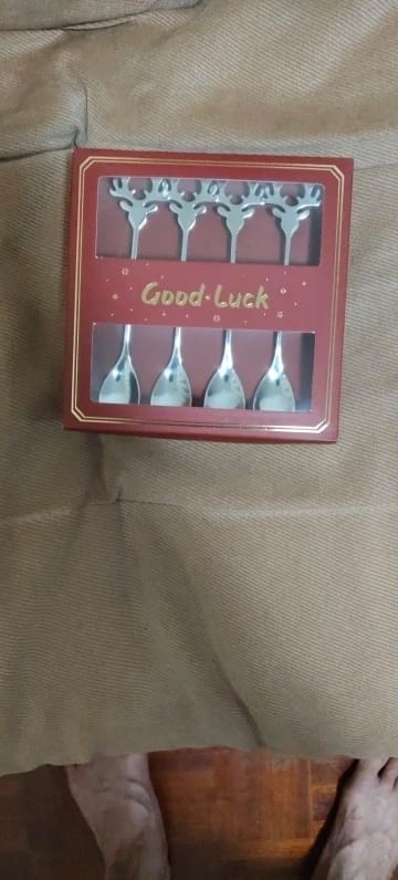 Customer photo review of Festive Serving Decor Cutlery Set