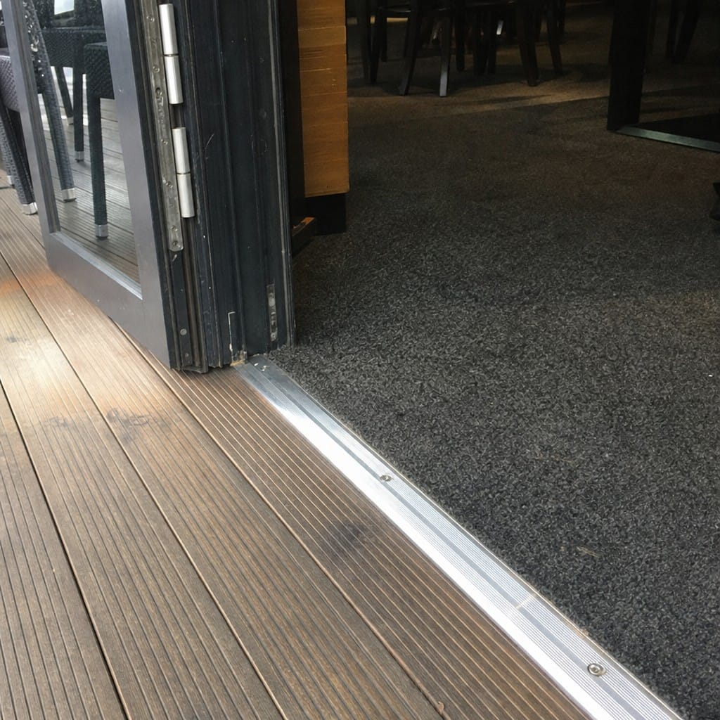 Customer photo review of 37mm Polished Aluminium Carpet Cover Strip 2.7m 0.9m