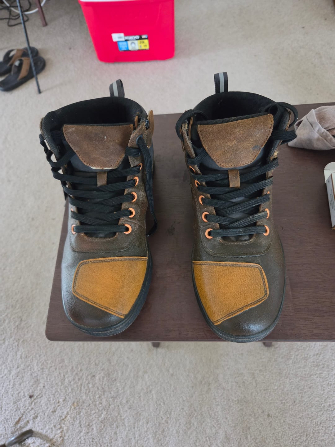 Customer photo review of RIDEIRON Street Height Increasing Motorcycle Riding Shoes | MS6002
