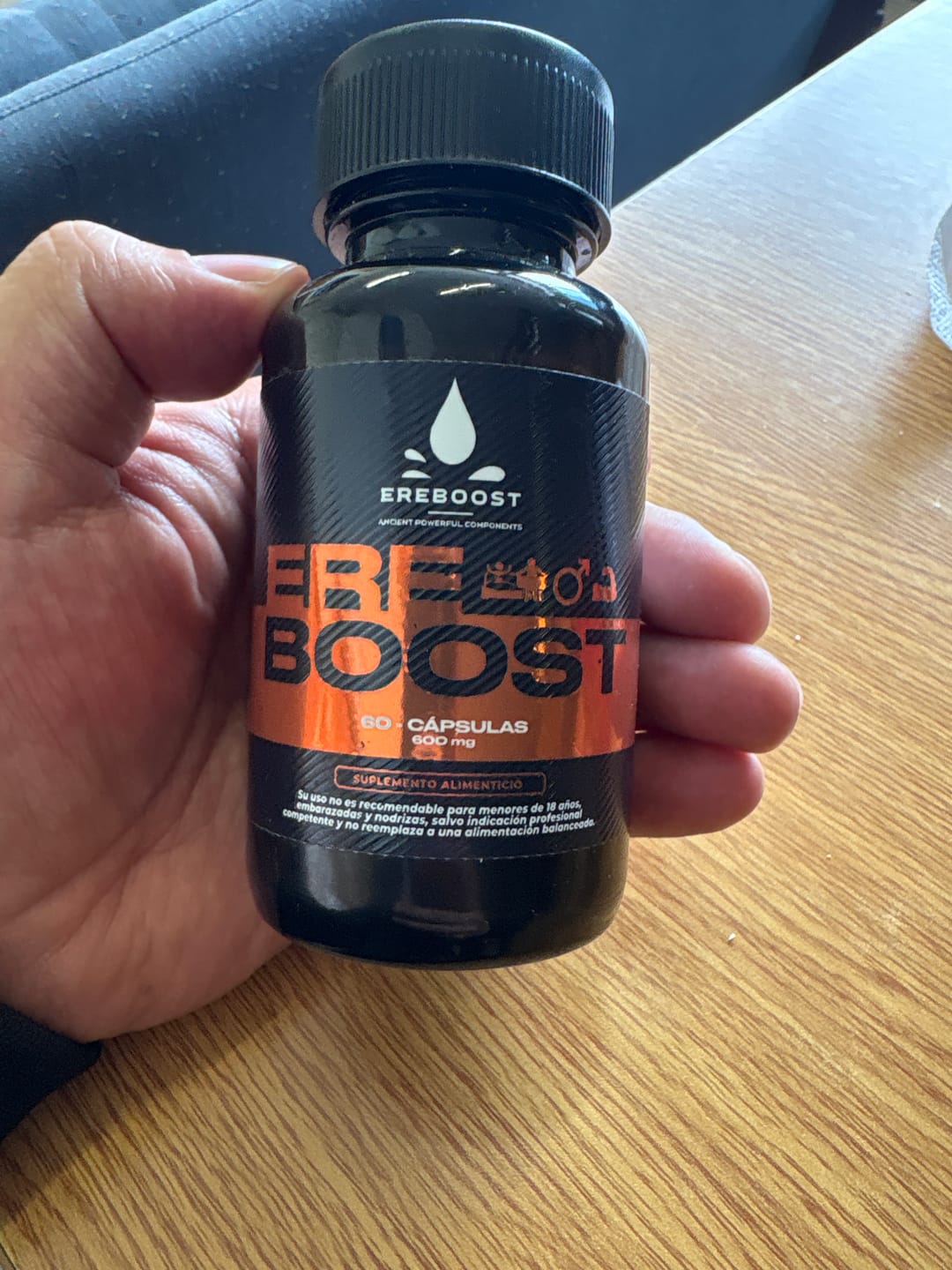 Customer photo review of EREBOOST | 60 Cápsulas | Pack 3 meses