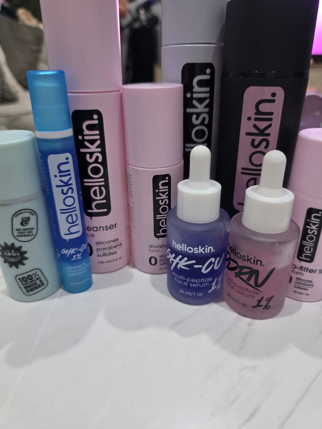 Customer photo review of face moisturiser
