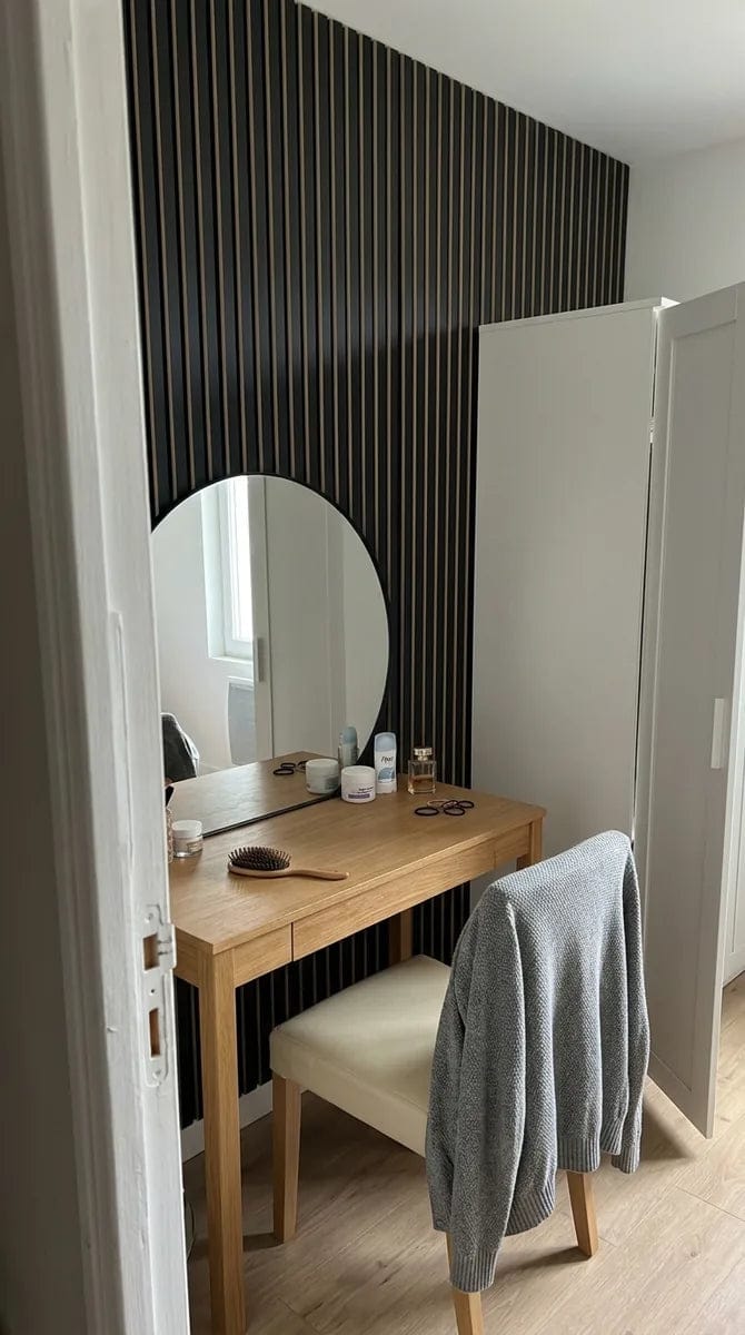 Customer photo review of Panneaux Acoustiques Noir Mat – 240x60 – 11 mm – Lot de 4