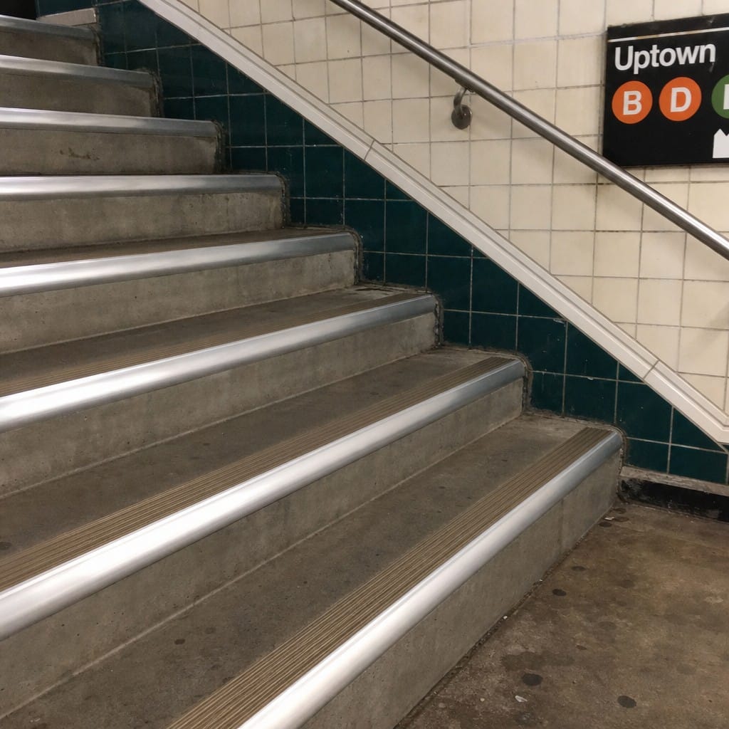 Customer photo review of Aluminium Bullnose Stair Nosing 70.58x55mm 5mm Gauge, 1m & 2m