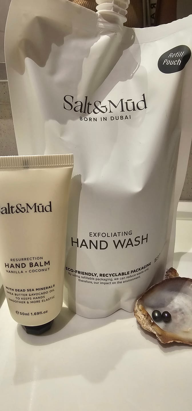 Customer photo review of Refill Exfoliating Hand Wash With Dead Sea Minerals