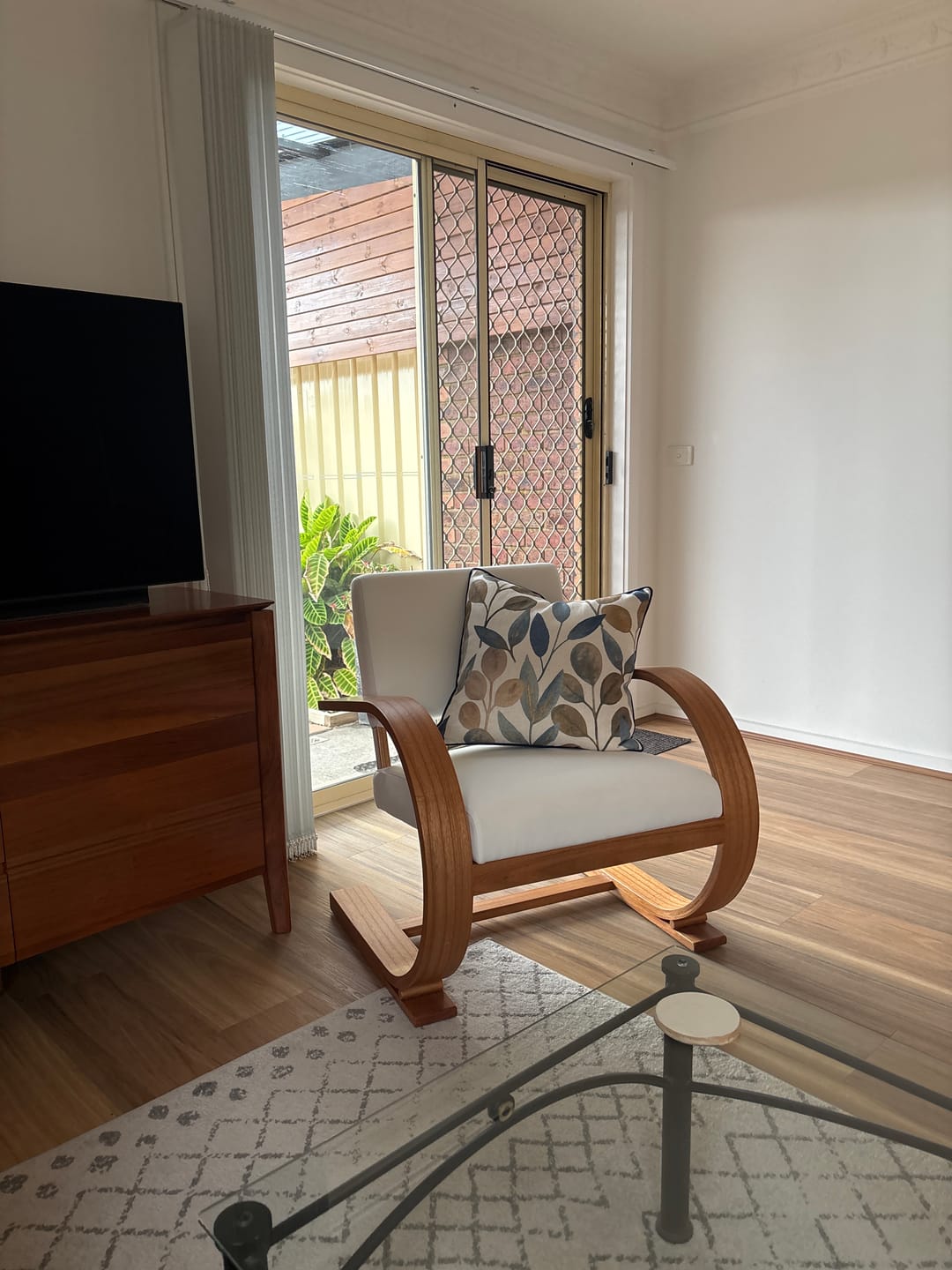 Customer photo review of French Modernist Armchair | Soft White