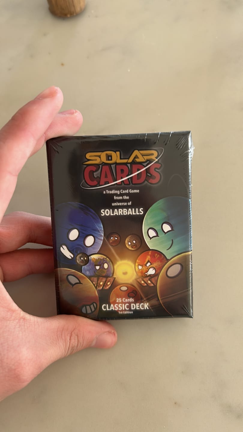 Customer photo review of SolarCards Classic Deck 1st Edition (Single)