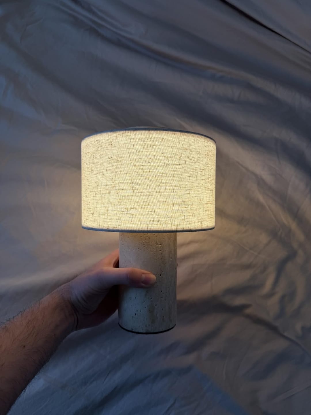 Customer photo review of Aurie Portable Table Lamp