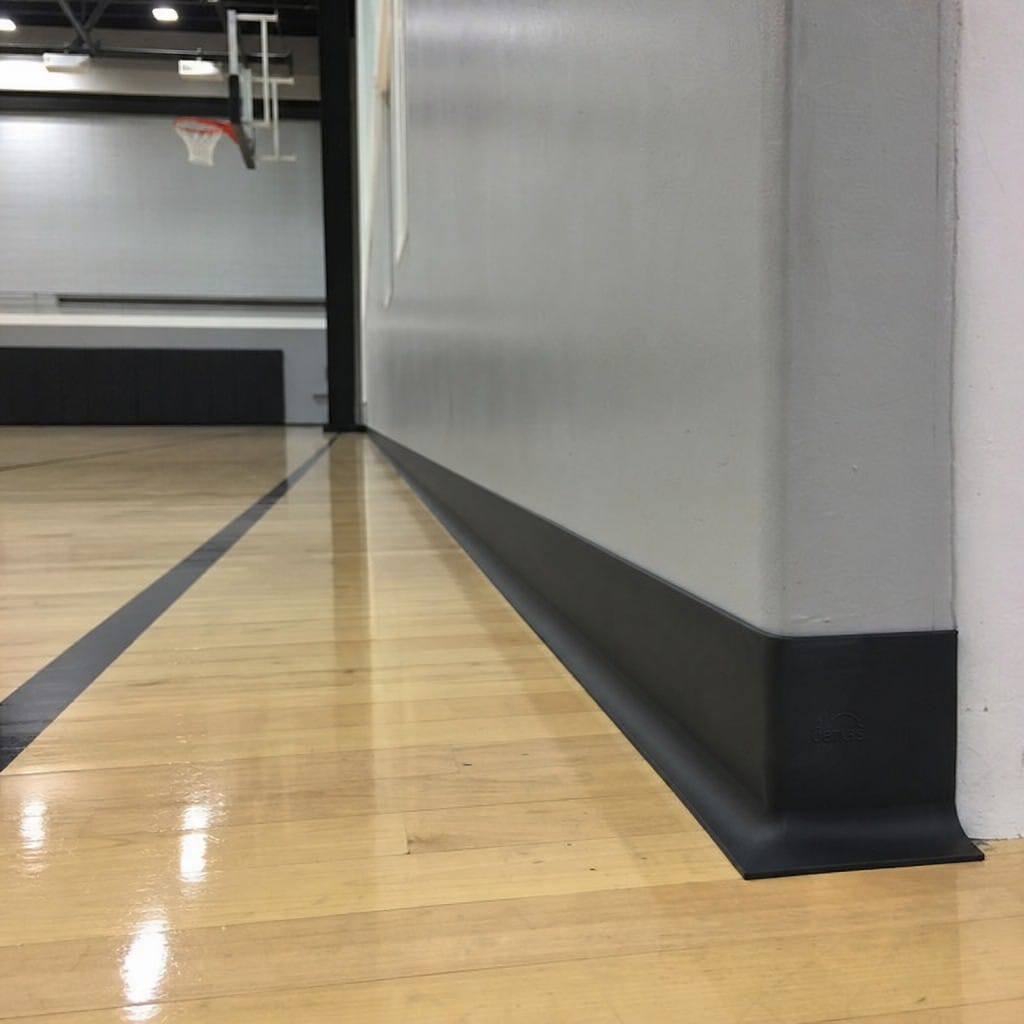 Customer photo review of Flexible PVC Sit-On Skirting Board 100mm x 20mm | 15m Length | Commercial