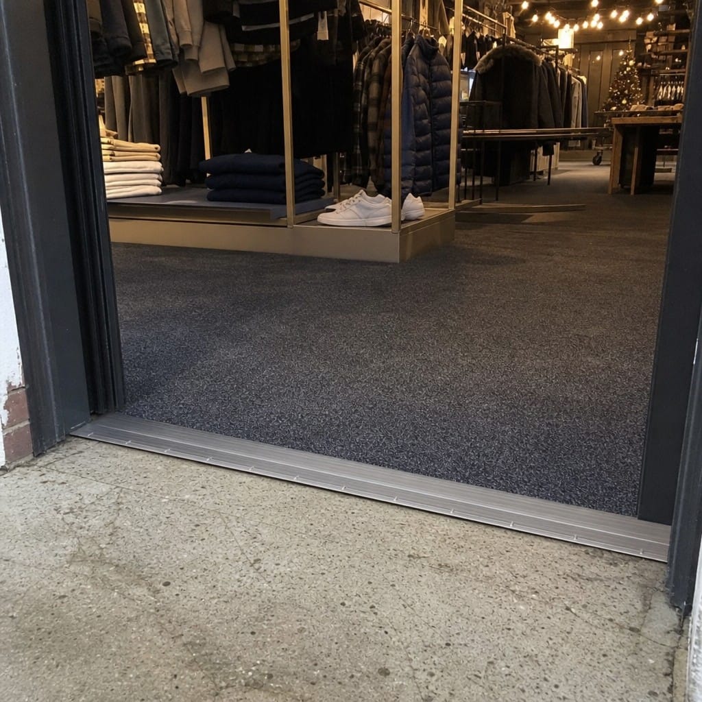 Customer photo review of Carpet Bar 60mm Aluminium Strip 8mm Low Profile 0.9m 2.7m
