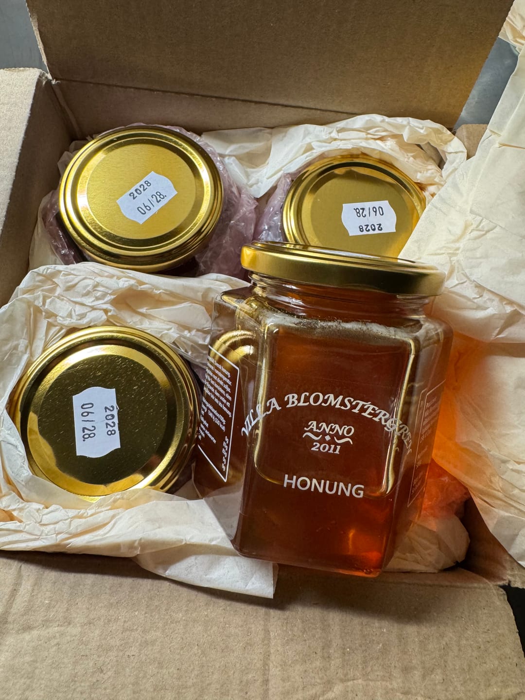 Customer photo review of Flytande honung 2 kg (4×500 g) – Svensk RAW honung