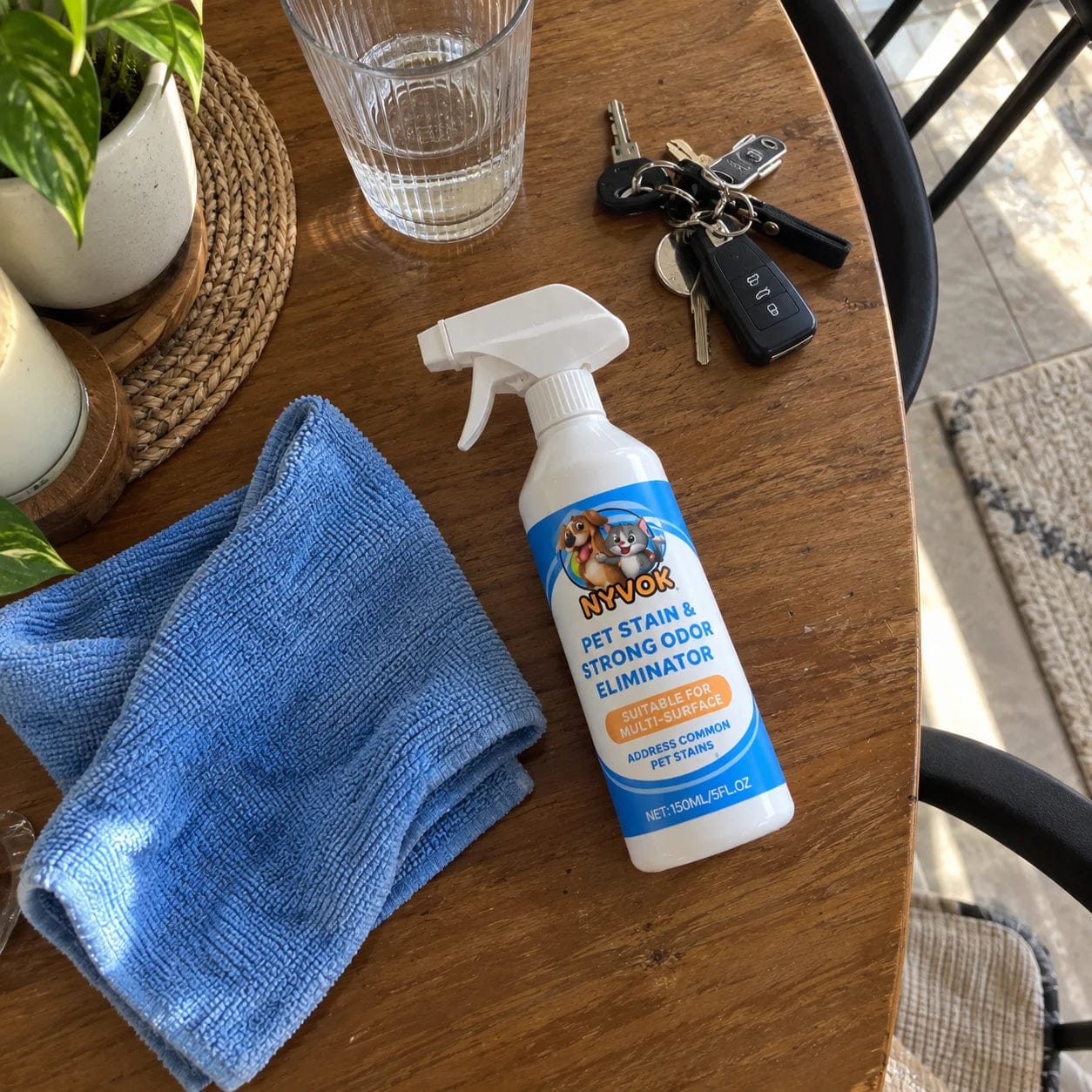Customer photo review of NYVOK™ Spray Quita Manchas y Olor a Orines