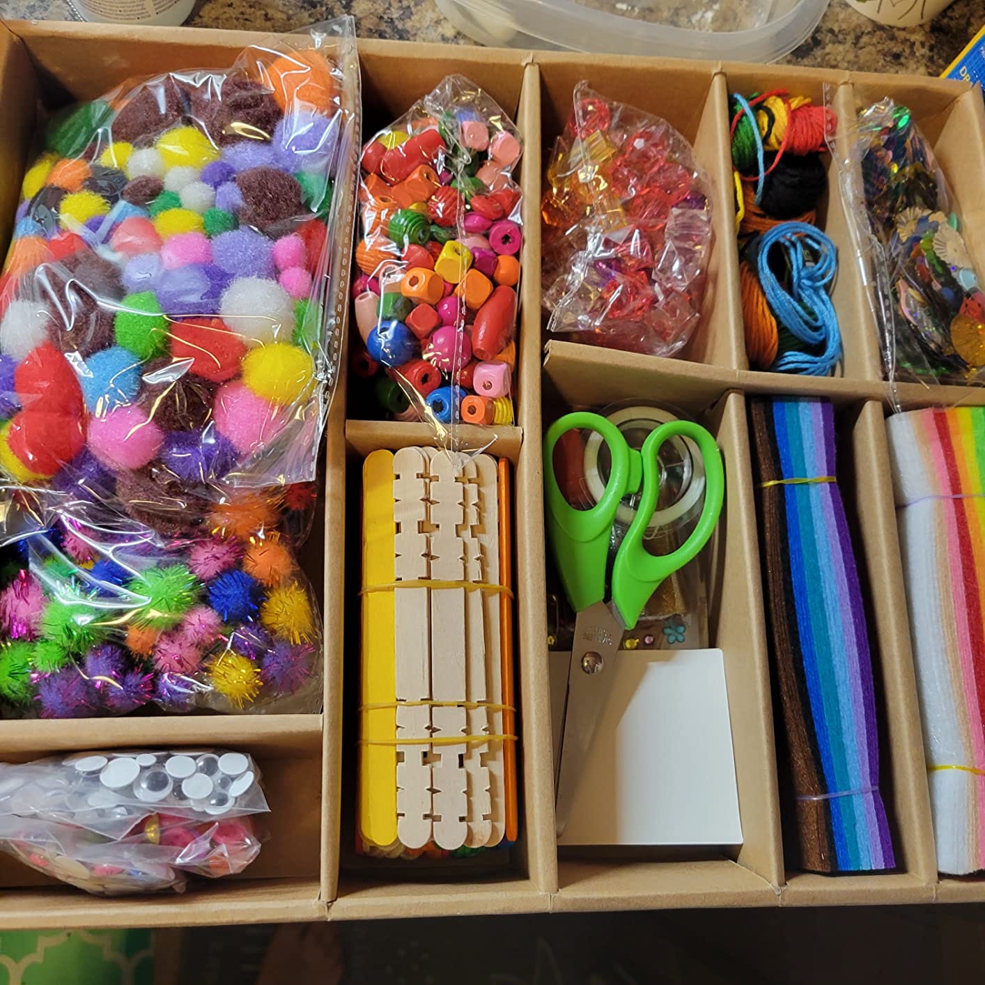 Customer photo review of Deluxe Craft Chest