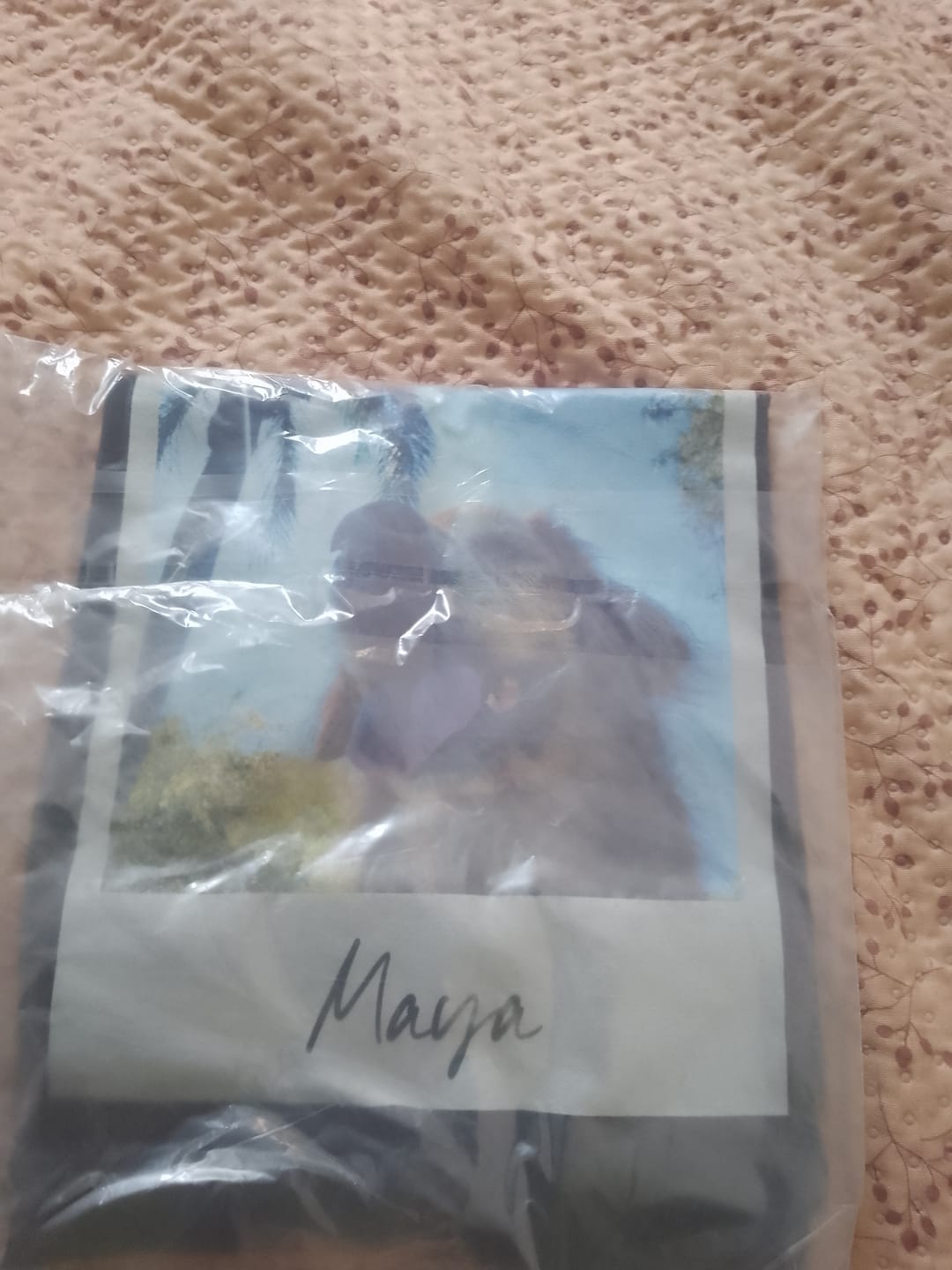 Customer photo review of CAMISETA PERSONALIZADA COM FOTO - POLAROID - 100% Algodão