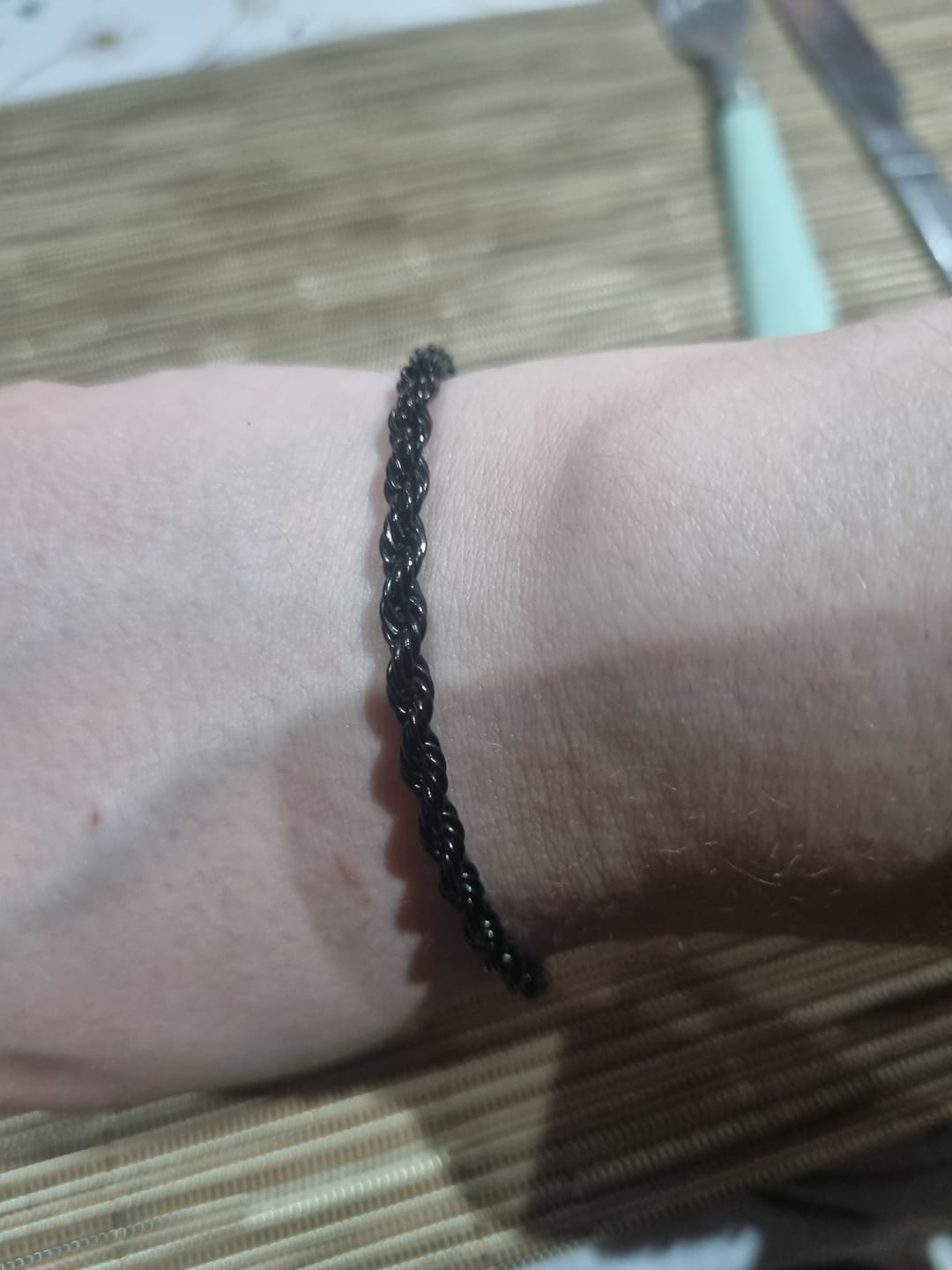 Customer photo review of Pulsera Twisted Tourbillon Black