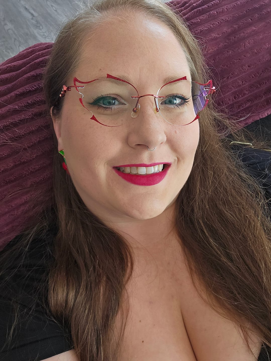 Customer photo review of Flare Eyeglasses