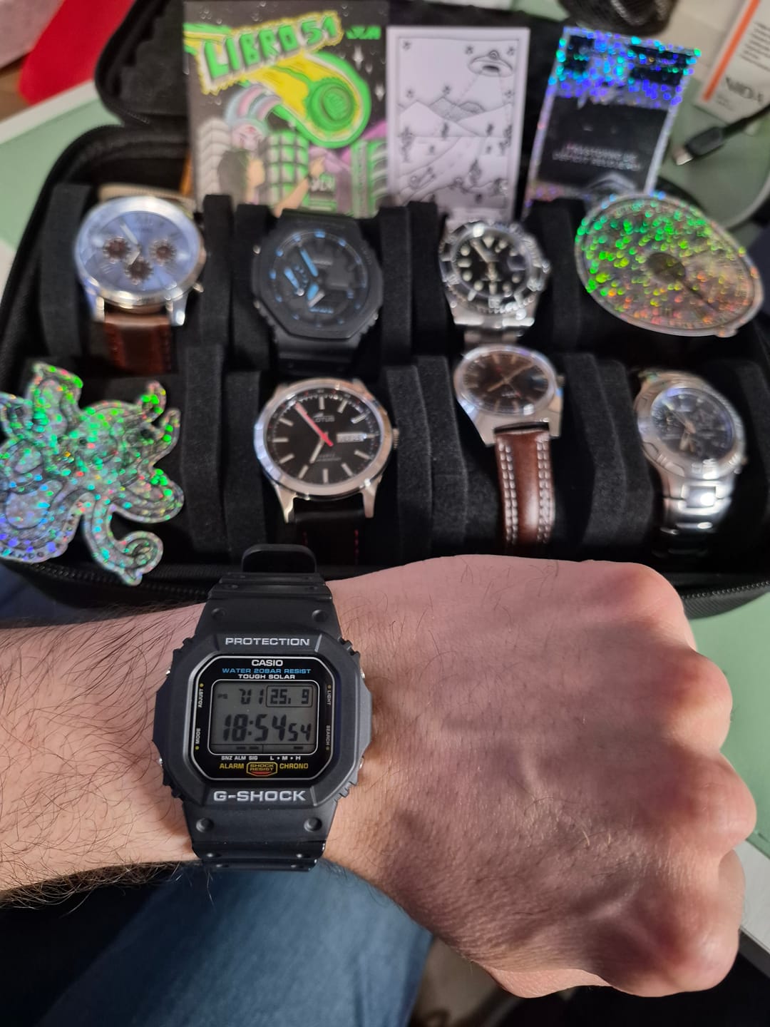 Customer photo review of Reloj Casio G-Shock Vintage G-5600UE-1 Tough Solar
