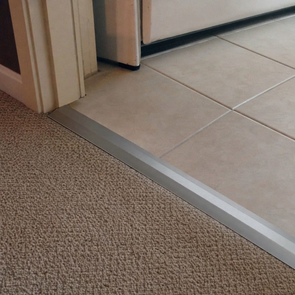 Customer photo review of 35mm Aluminium Z-Profile Carpet Threshold Strip | Carpet Edge Bar