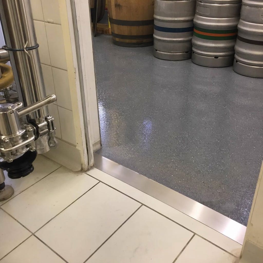 Customer photo review of Self Adhesive Stainless Steel Cover Strip 60mm, 80mm, 100mm for Hygienic Joint Concealing