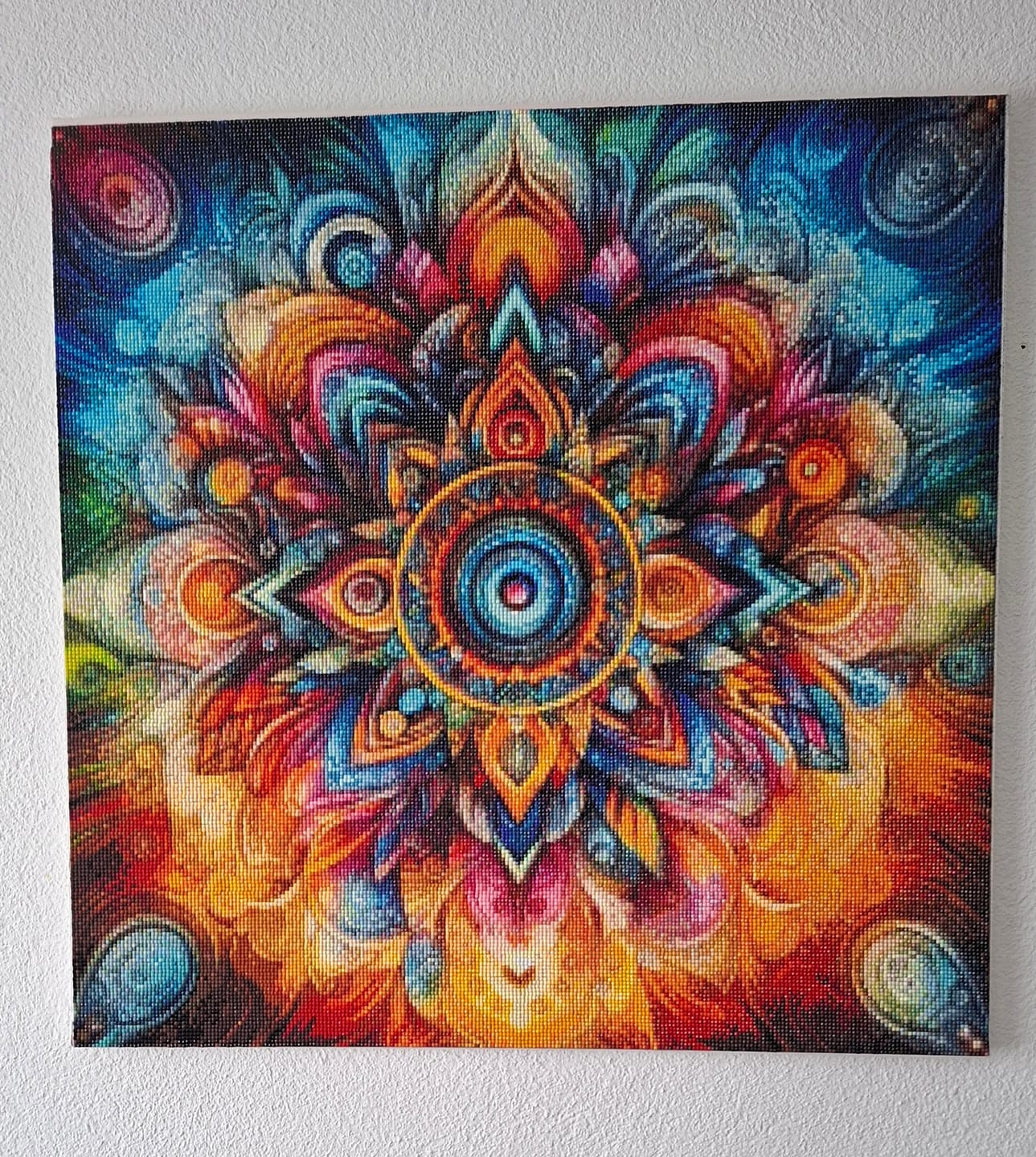 Customer photo review of Mandala Blume 200 Farben LA - 5D DIY Diamond Painting