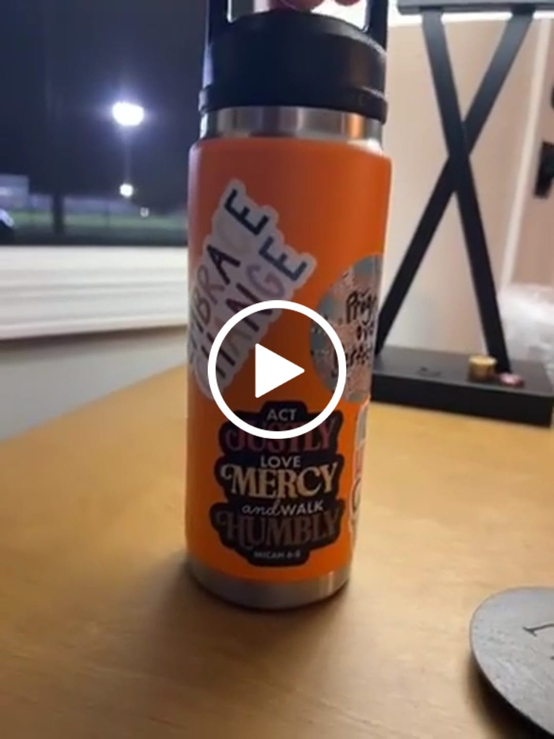 Customer video review of Make Today Count Positivity Lettering Sticker