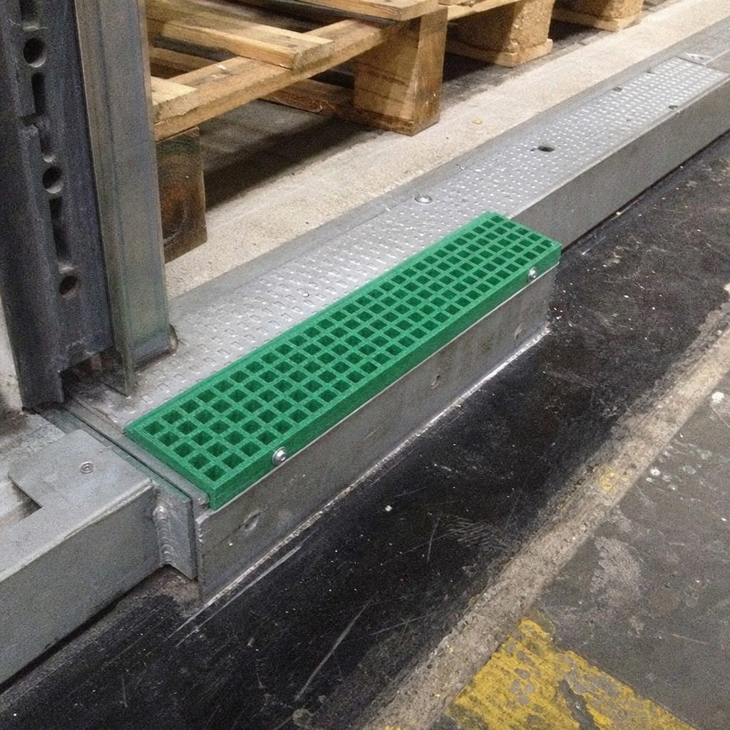 Customer photo review of GRP Fibreglass Anti Slip Ramp 125mm Wide 90mm Front