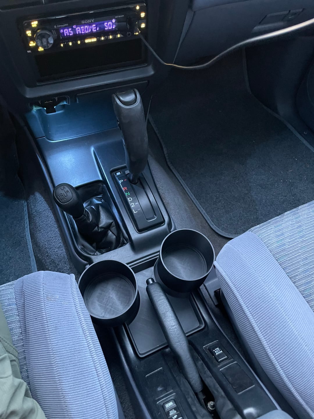 Customer photo review of 1996–1998 Toyota 4Runner Cup Holder Upgrade