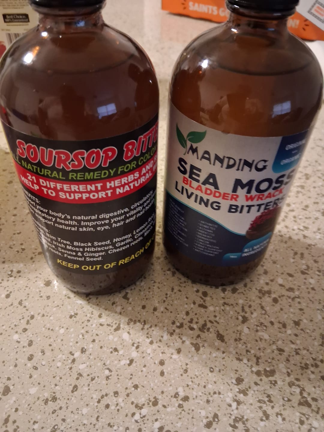 Customer photo review of Soursop Bitters 16 fl oz – Herbal Detox Support