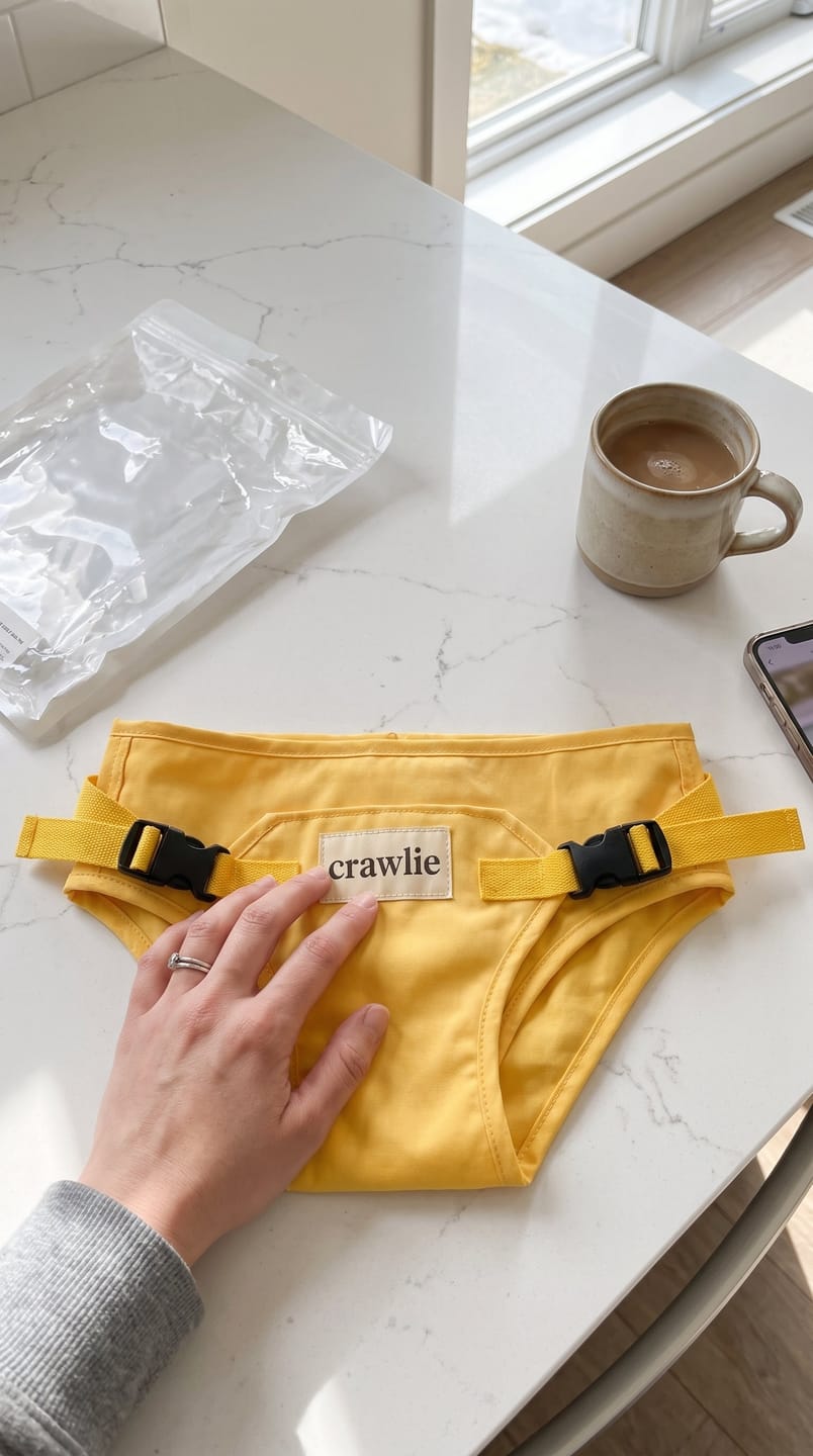Customer photo review of Crawlie™ Portable Mealtime Harness