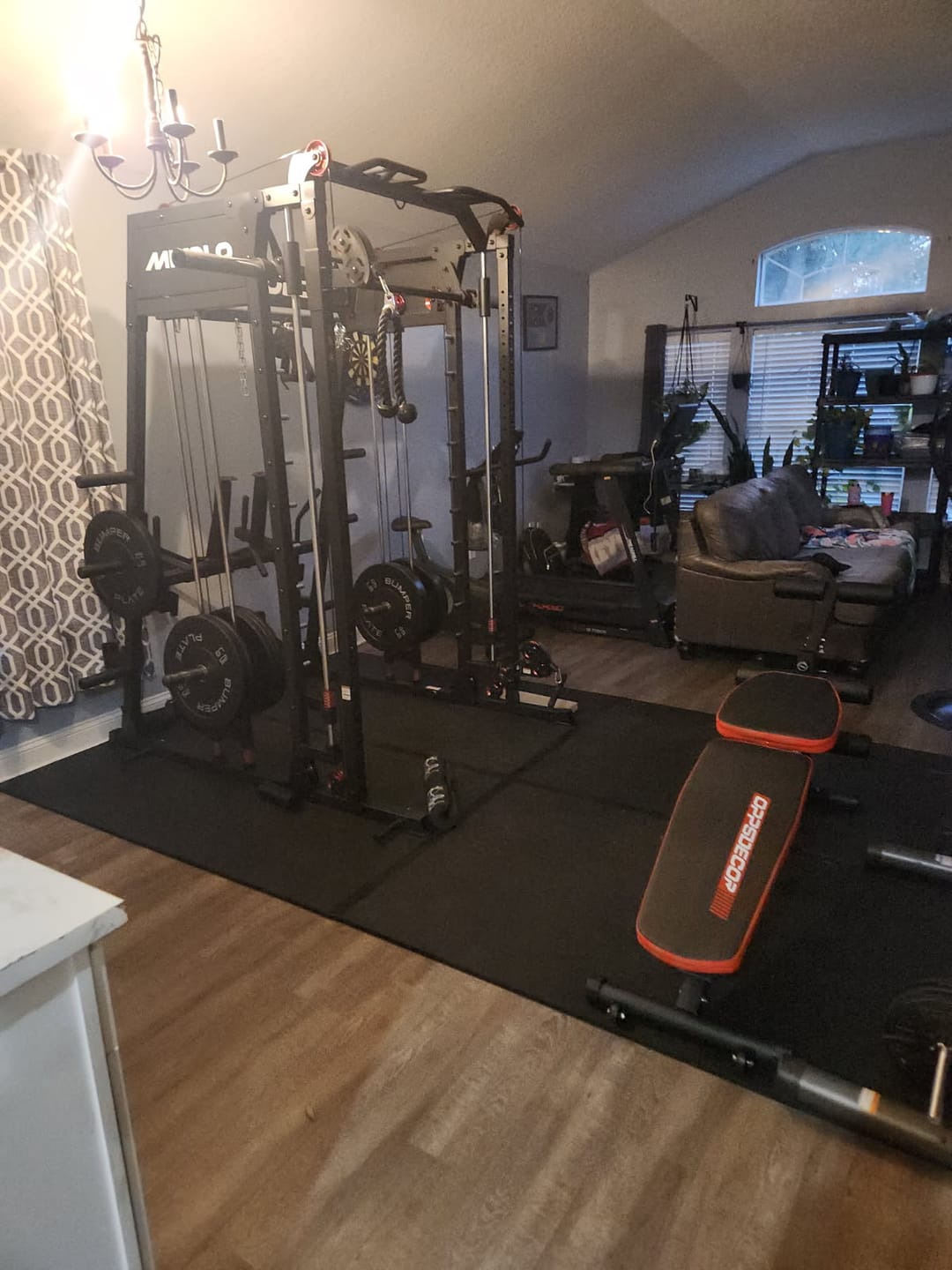 Customer photo review of M4-2.0 Ultra All-In-One Functional Home Gym Smith Machine (UPGRADED)