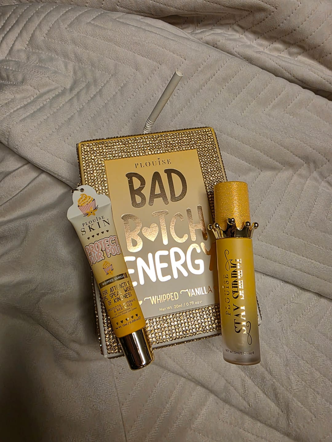 Customer photo review of Crystal Bad Bitch Energy Lip Duo