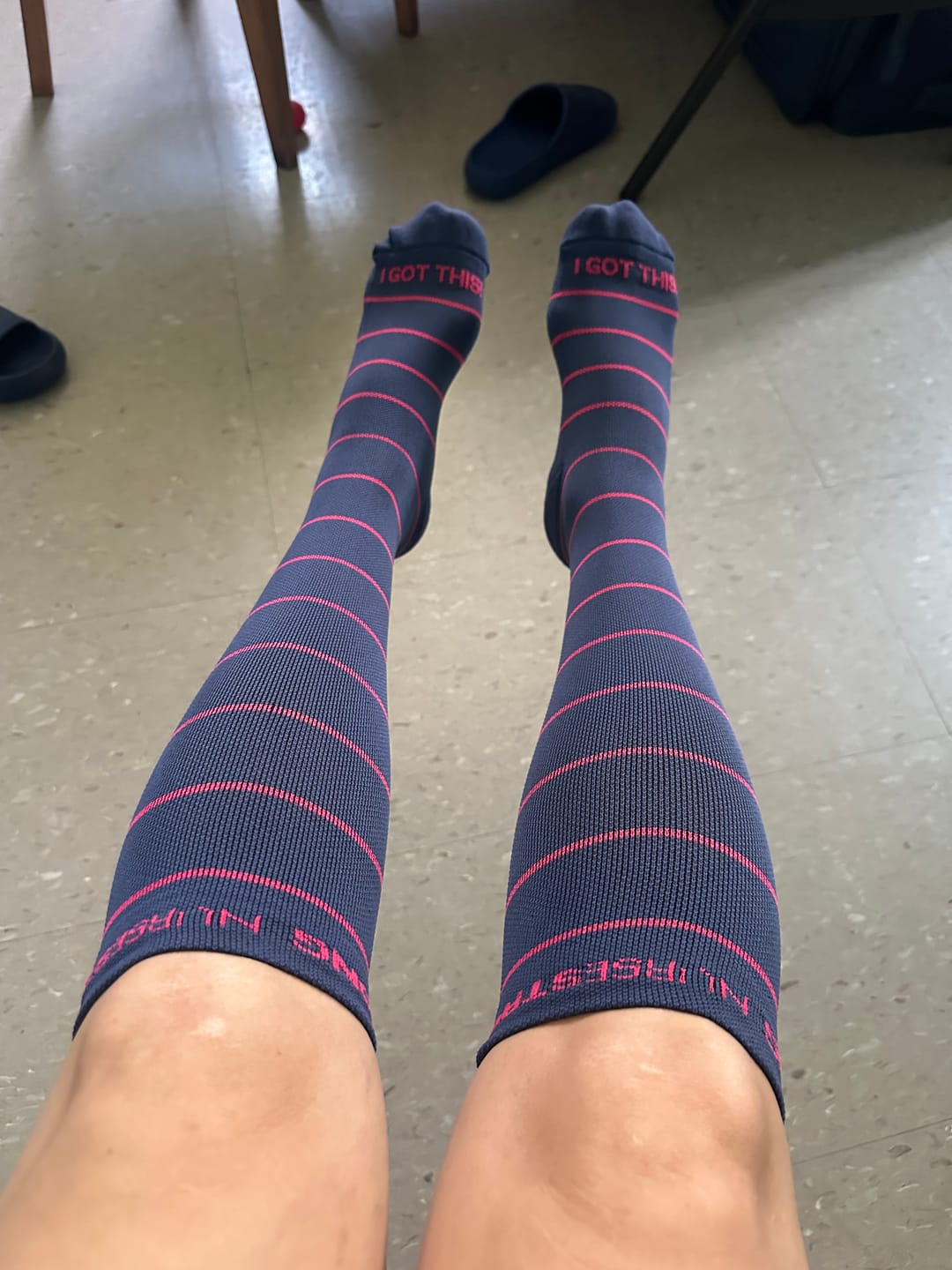 Customer photo review of NurseStrong Performance Compression Socks