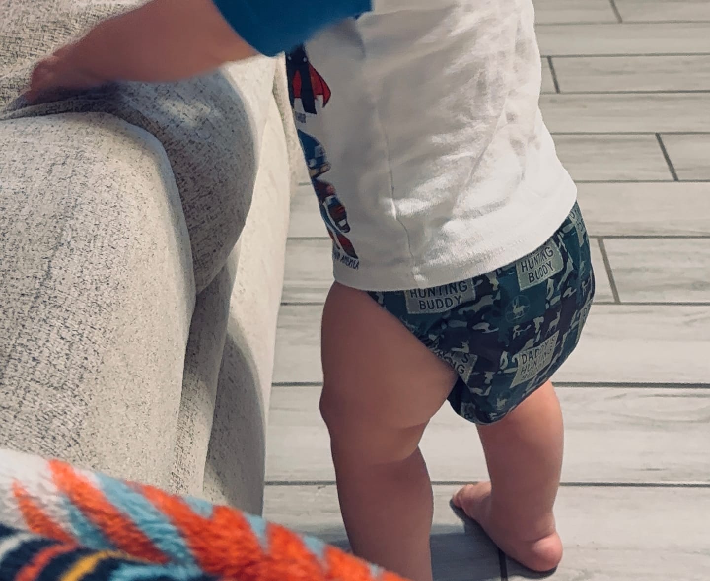 Customer photo review of Slim Fit Pocket Cloth Diaper